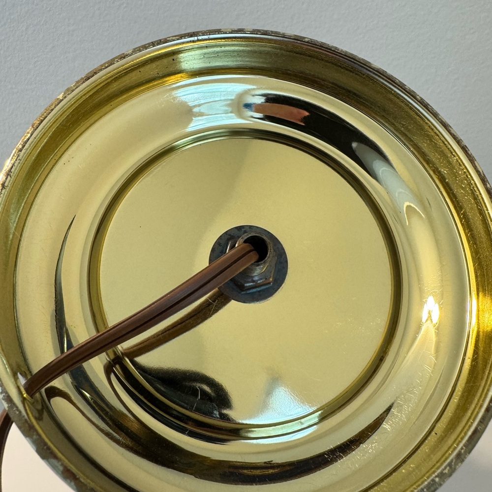 Mid Centry Modern Amber and White Swirl Murano 1960s’s Lamp Glass Empoli - Picture 6 of 11